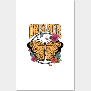 Dreamer Butterfly Posters and Art